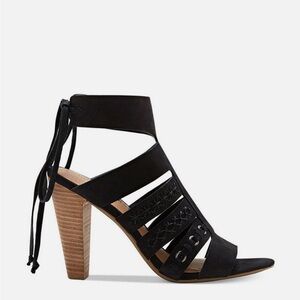 Lucky Brand Radfas  Black  Strappy Heels Sz-7